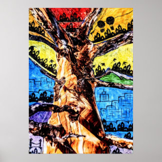 Poster Patagonia Treetown