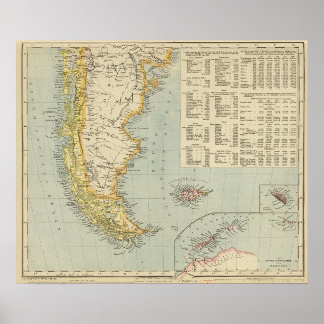 Poster Patagonie et Argentine (Devant)