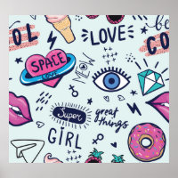 Patch de mode : Stickers Pop Art.