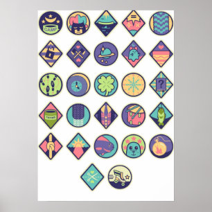 Poster Patches Lumberjanes