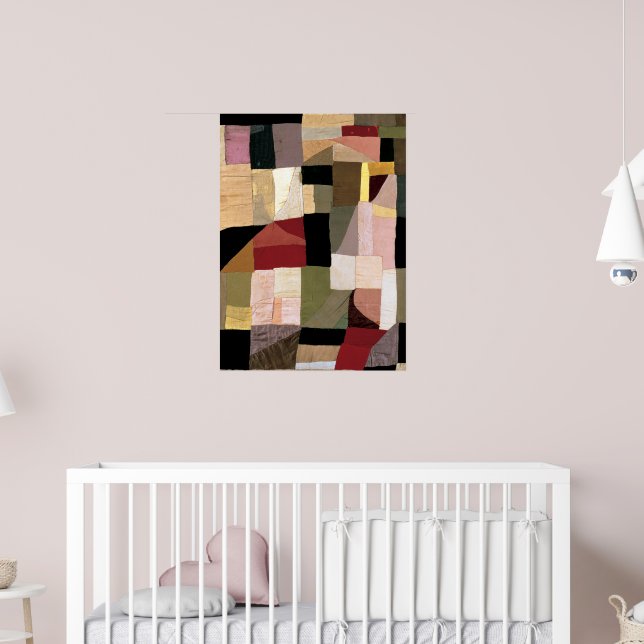 Poster Patchwork (Le berceau du fils) | Sonia Delaunay | (Pépinière 2)