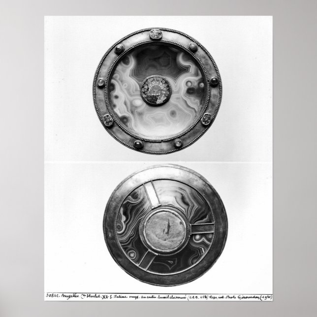 Poster Paten avec un médaillon représentant le Dernier (Devant)