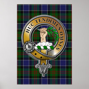 Poster Paterson Tartan & Badge