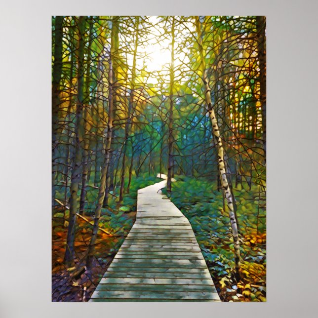 Poster Path en Forest Design 263 (Devant)