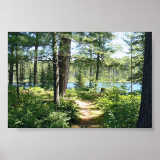 Poster "Path to the Lake"