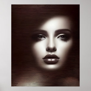 Poster Patience AI Imaginaire Art numérique Imprimer Port