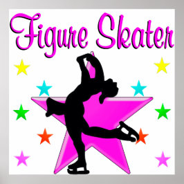 POSTER PATINAGE À JOLIE FIGURE