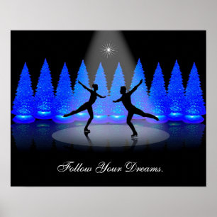 Poster Patinage artistique Suivez l'affiche de vos rêves