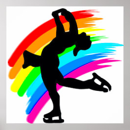 POSTER PATINAGE DANGEREUX