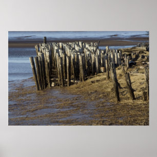 Poster Patiné et usé