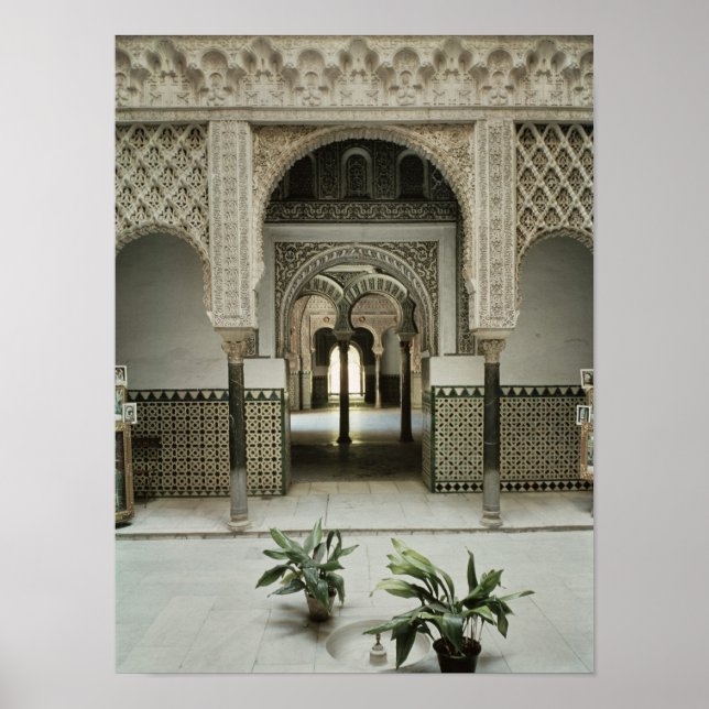 Poster Patio de las Munecas, 12ème-14ème siècle (Devant)