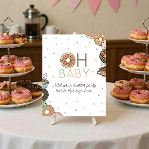 Poster Pâtisserie Oh Bébé Ajoutez Votre Texte Panneau Imp