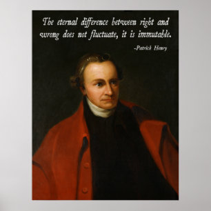 Poster Patrick Henry Morality
