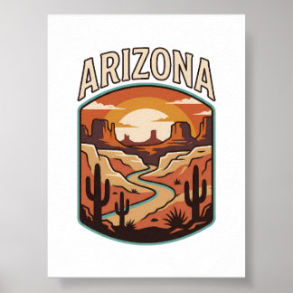 Poster Patrimoine du Canyon d'Arizona