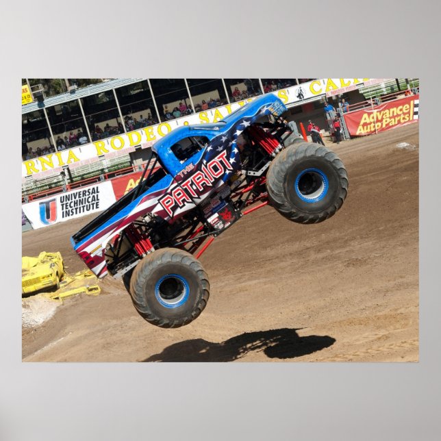 Poster Patriote Monster Truck Imprimer (Devant)