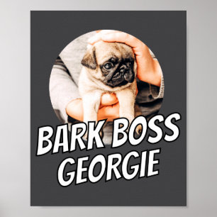 Poster Patron Bark Animal Photo Moderne Simple Cool