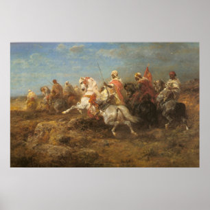 Poster Patrouille arabe Adolf Schreyer