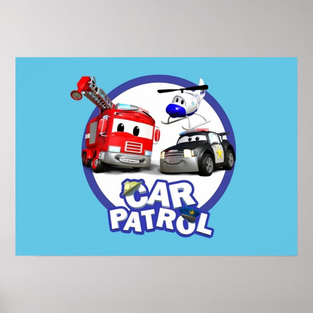 Poster Patrouille automobile de Car City (Devant)