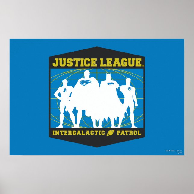 Poster Patrouille intergalactique de la Ligue de Justice (Devant)