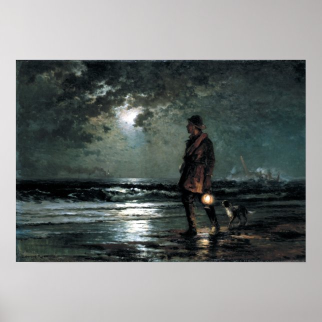 Poster Patrouille pour sauver la vie d'Edward Moran (Devant)