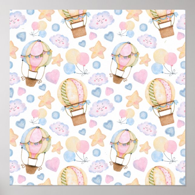 Poster Patters de Whimsical Watercolor (Devant)