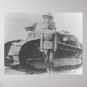 Poster Patton général pendant la première guerre mondiale