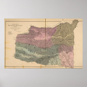 Poster Pâturages, comté d'Augusta