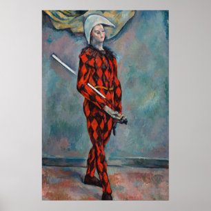 Poster Paul Cézanne - Arlequin
