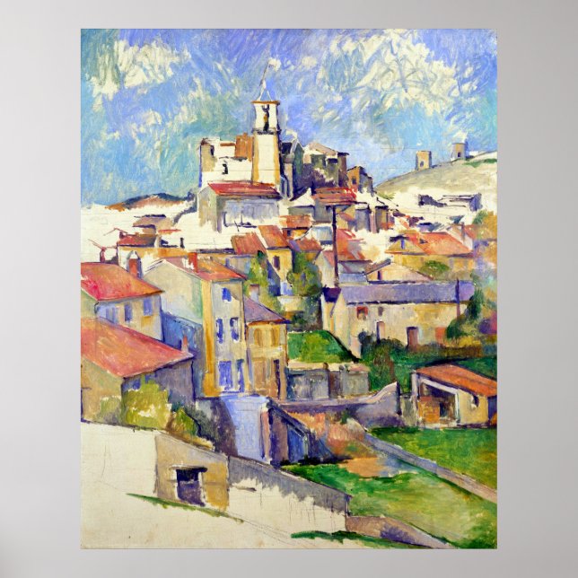 Poster Paul Cezanne Gardanne (Devant)
