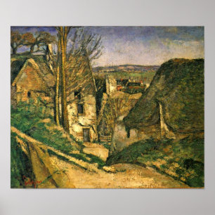 Poster Paul Cezanne - la maison de l'homme pendu