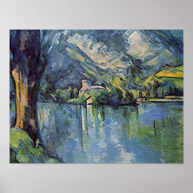 Poster Paul Cézanne - Lac d'Annecy (Devant)