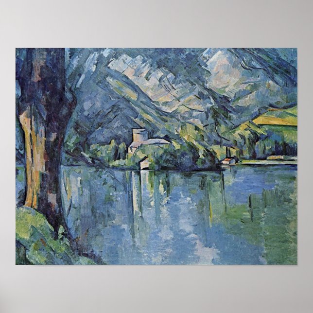 Poster Paul Cezanne - Lac d'Annecy (Devant)