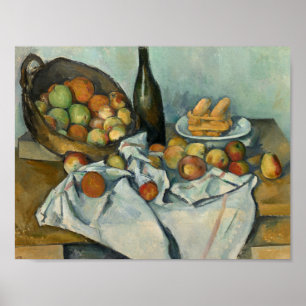 Poster Paul Cezanne - Le panier des pommes