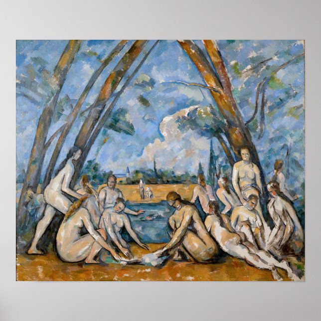 Poster Paul Cezanne - Les Grandes Baignoires (Devant)