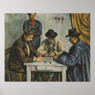 Poster Paul Cezanne - Les Joueurs De Cartes
