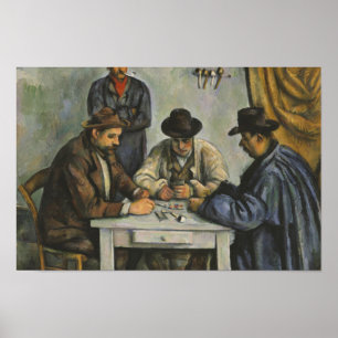 Poster Paul Cezanne - Les Joueurs De Cartes