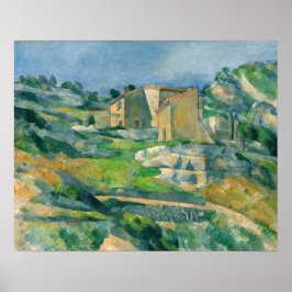 Poster Paul Cezanne - Maisons en Provence, Vallée du Riau