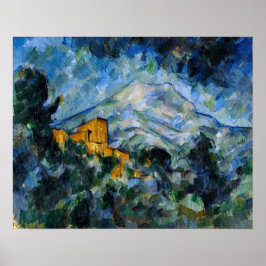 Poster Paul Cezanne - Mont Saint-Victoire & Château Noir