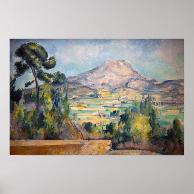 Poster Paul Cezanne - Mont Sainte-Victoire (Devant)