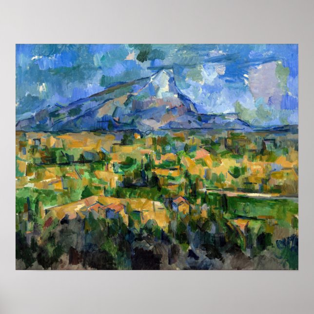 Poster Paul Cezanne - Mont Sainte-Victoire (Devant)