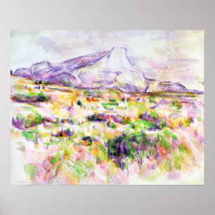 Poster Paul Cezanne   Mont Sainte-Victoire de Les Lauve