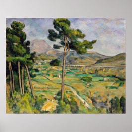 Poster Paul Cezanne - Mont Sainte-Victoire et Viaduc