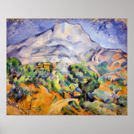 Poster Paul Cezanne - Mont Sainte-Victoire, Route de la T