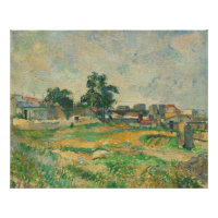 Paul Cezanne | Paysage proche de Paris, c. 1876 (p
