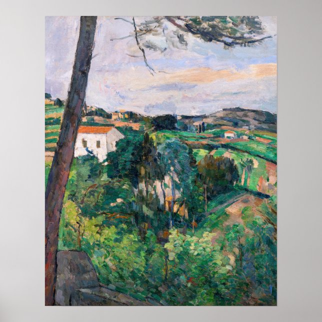 Poster Paul Cezanne - Pin d'Astaque (Devant)