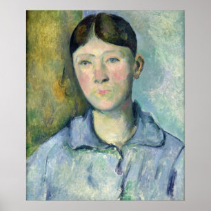 Poster Paul Cezanne   Portrait de Madame Cezanne, 1885-18