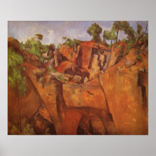 Poster Paul Cezanne  Steinbruch Bibemus