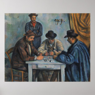 Poster Paul Cezanne   The Card Players