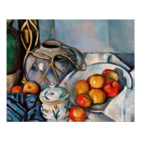 Paul Cezanne - Vie Encore Avec Pommes