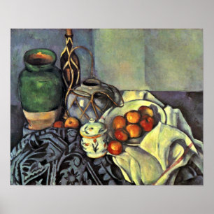 Poster Paul Cezanne - Vie morte avec pommes
